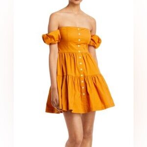 STAUD Elio Mini Dress NWOT